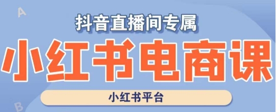 小红书电商高级运营课程，实操教学+案例分析-观棋网创