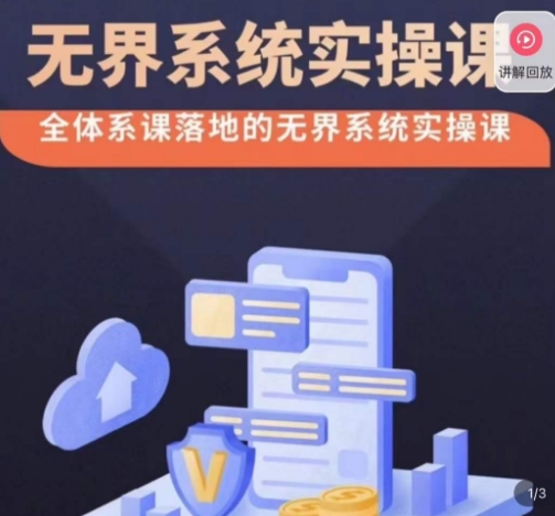 老衲·无界系统实操课，全体系落地无界改版后选择、出价、高投产做付费引流-观棋网创