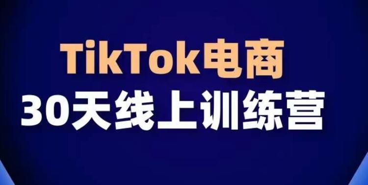 TikTok电商带货30天线上课，不可错过的全球流量洼地！-观棋网创