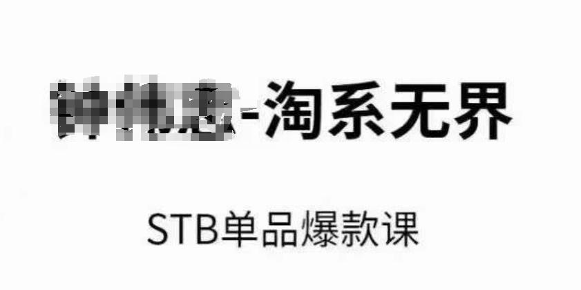 淘系无界STB单品爆款课(2024)，付费带动免费的核心逻辑，万相台无界关键词推广/精准人群的核心-观棋网创