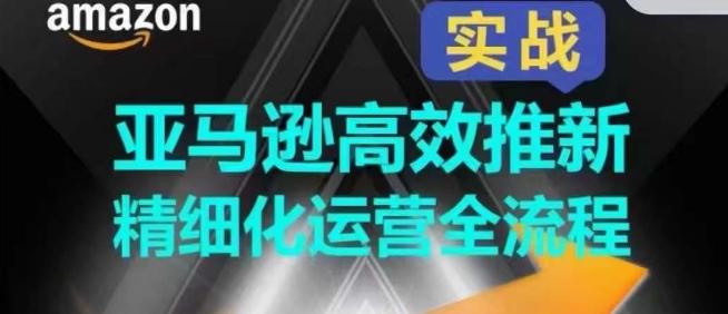 亚马逊高效推新精细化运营全流程，全方位、快速拉升产品排名和销量!-观棋网创