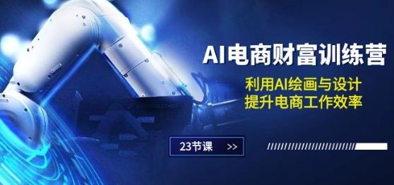 AI电商-财富训练营：利用AI绘画与设计，提升电商工作效率(23节课)-观棋网创