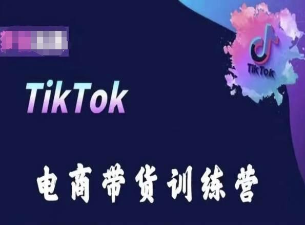 TikTok电商带货训练营，跟随时代潮流，跨境掘金-观棋网创