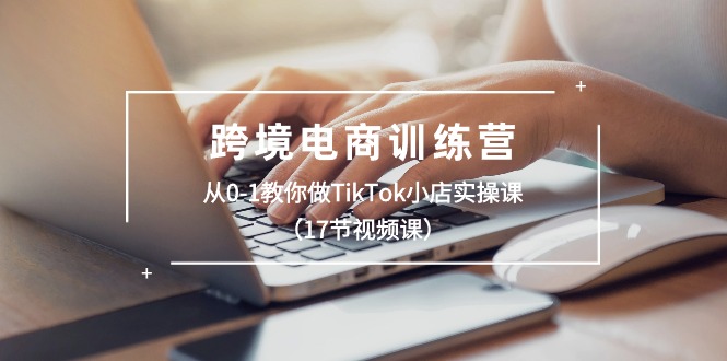 跨境电商训练营：从0-1教你做TikTok小店实操课(17节视频课-观棋网创