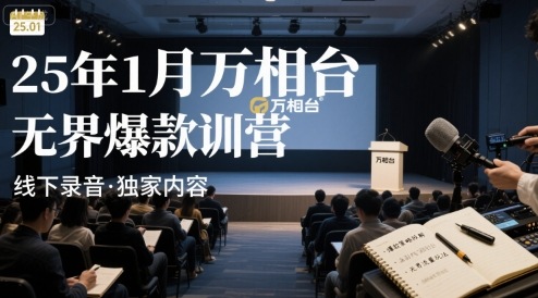25年1月万相台无界爆款特训营线下录音-观棋网创