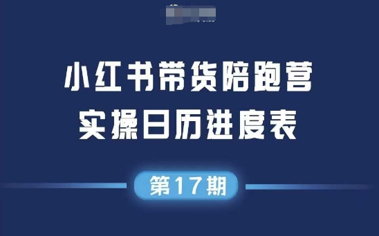 小红书第17期带货陪跑营，不囤货，无不直播，无不投流，通过选品+笔记内容+测品+笔记铺量+矩阵运营打爆款(更新)-观棋网创