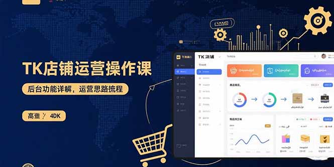 TK店铺运营实操课：后台功能详解，商品上架流程，运营思路拆解-观棋网创