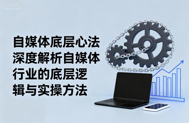自媒体底层心法，深度解析自媒体行业的底层逻辑与实操方法-观棋网创