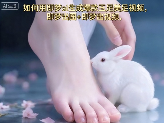 如何用即梦ai生成爆款玉足美足视频，即梦出图+即梦出视频，快速涨粉-观棋网创