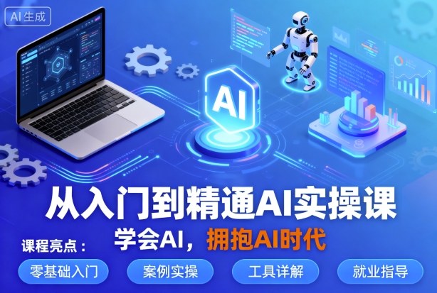 从入门到精通AI实操课，学会AI，拥抱AI时代-观棋网创