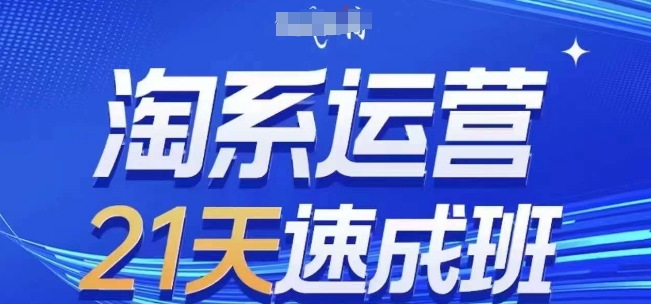 淘系运营21天速成班(更新24年9月)，0基础轻松搞定淘系运营，不做假把式-观棋网创