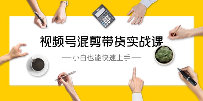 视频号混剪带货实战课，小白也能快速上手（10节课）-观棋网创