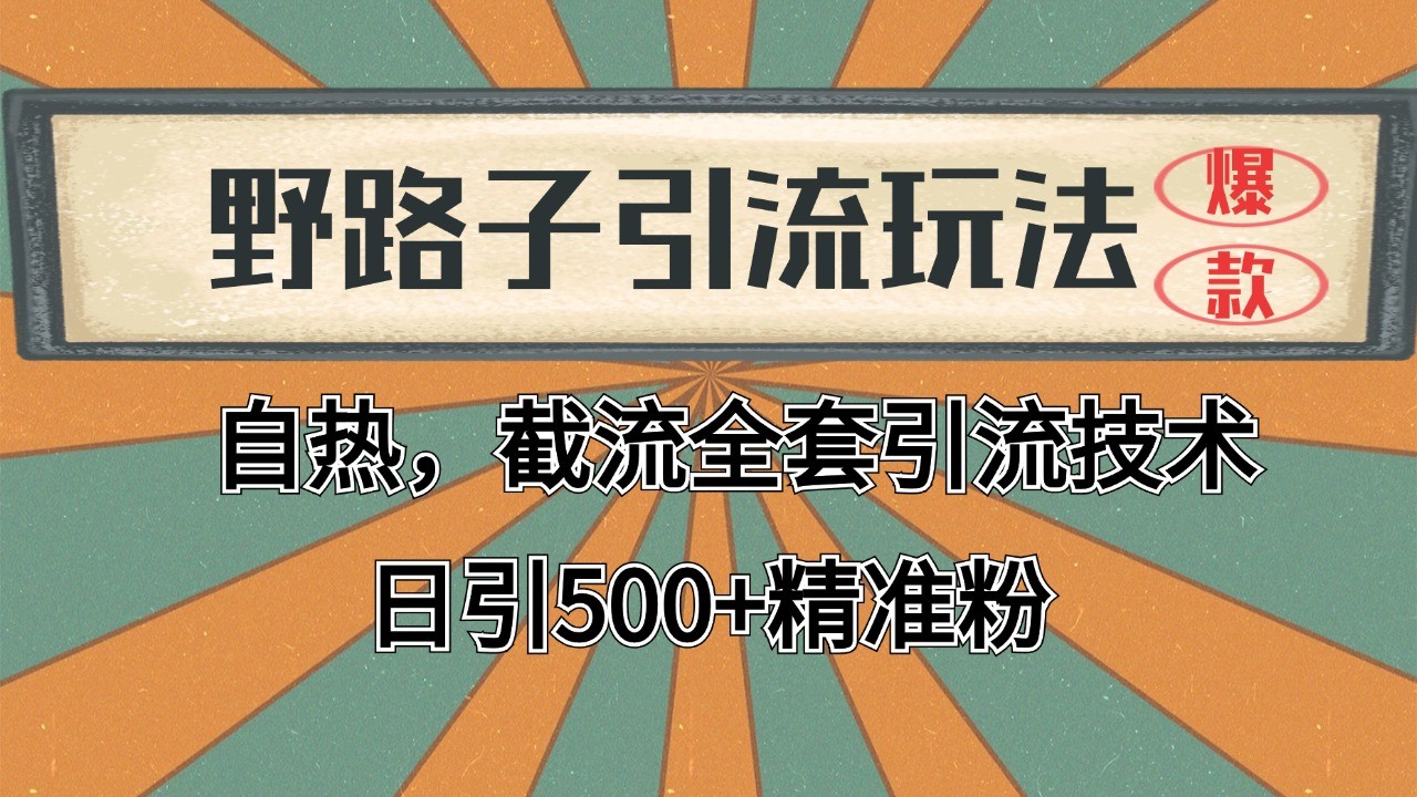 抖音小红书视频号全平台引流打法，全自动引流日引2000+精准客户-观棋网创