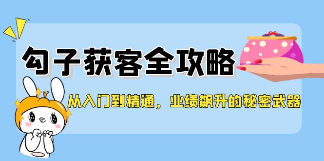 从入门到精通，勾子获客全攻略，业绩飙升的秘密武器-观棋网创