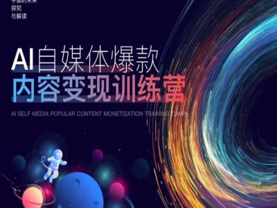 AI自媒体爆款内容变现训练营，20%底层逻辑，60%实操方法，20%案例拆解(即学即用)-观棋网创