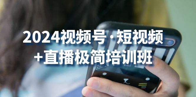 2024视频号·短视频+直播极简培训班：抓住视频号风口，流量红利-观棋网创