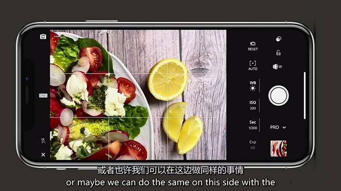 iPhone 美食摄影-掌握美食摄影造型-构图和编辑艺术-21节课-中英字幕-观棋网创