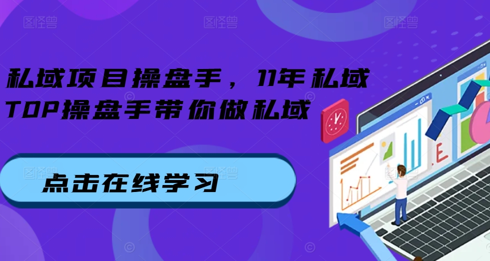 私域项目操盘手，11年私域TOP操盘手带你做私域-观棋网创