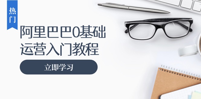 阿里巴巴运营零基础入门教程：涵盖开店、运营、推广，快速成为电商高手-观棋网创