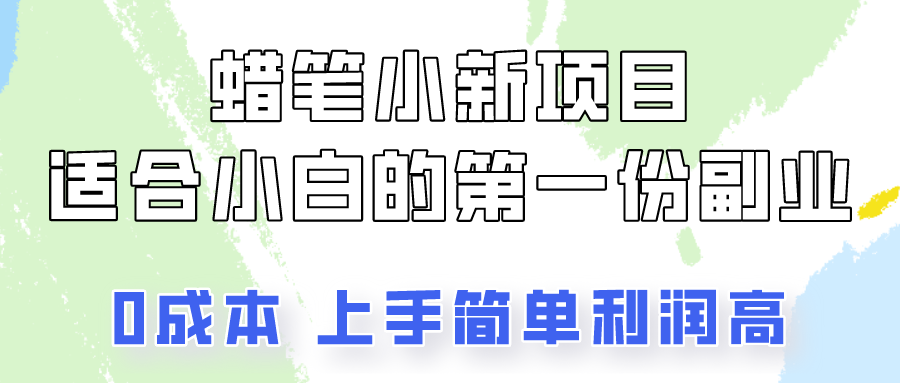 蜡笔小新项目拆解，0投入，0成本，小白一个月也能多赚3000+-观棋网创