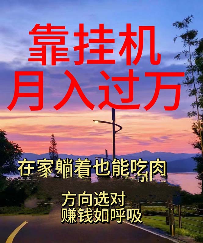 靠挂机，日入1000+，躺着也能吃肉，电脑手机都可挂-观棋网创