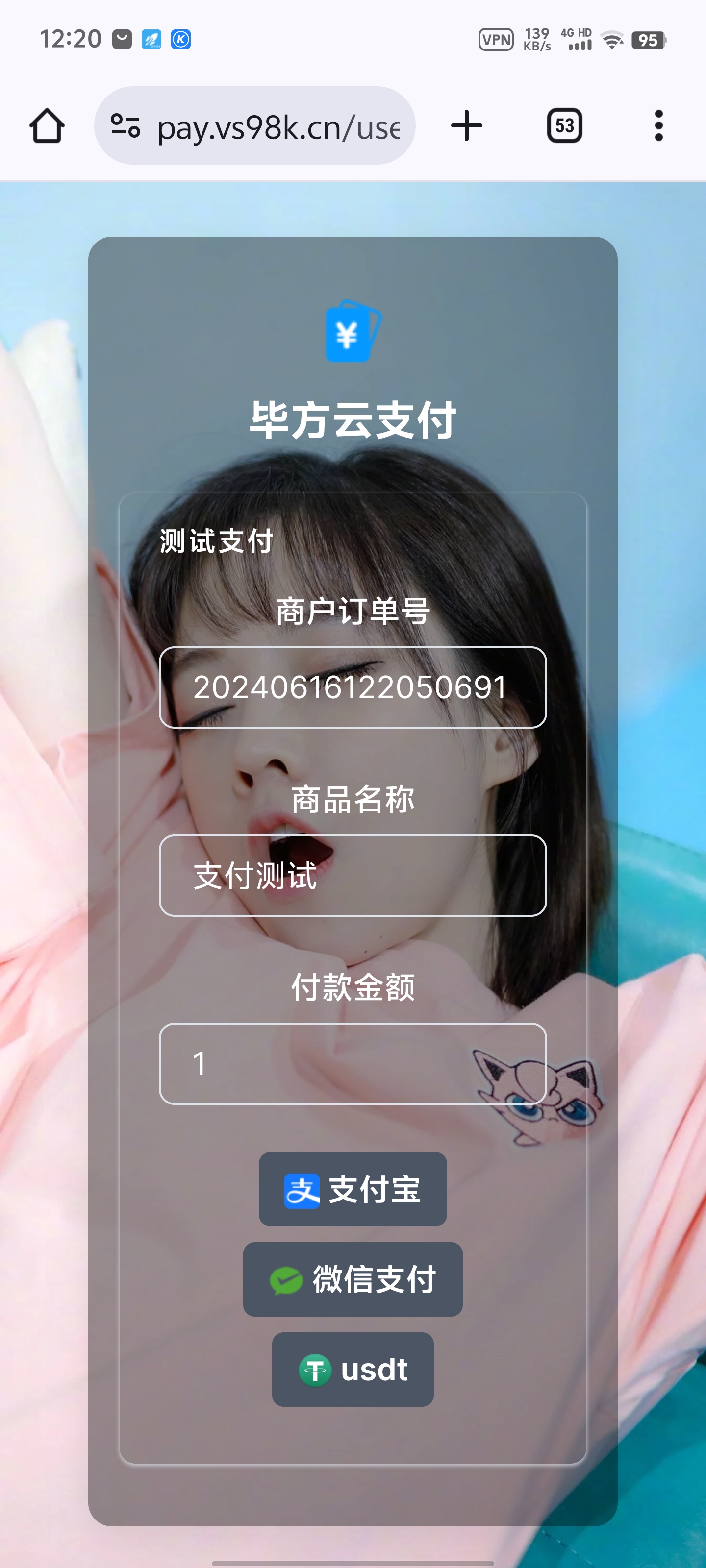易支付美化模板开源-观棋网创